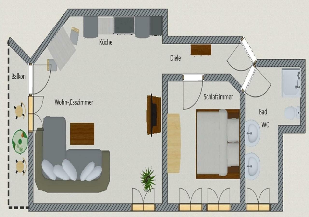 Ferienhaus Haussmann 施万高 外观 照片
